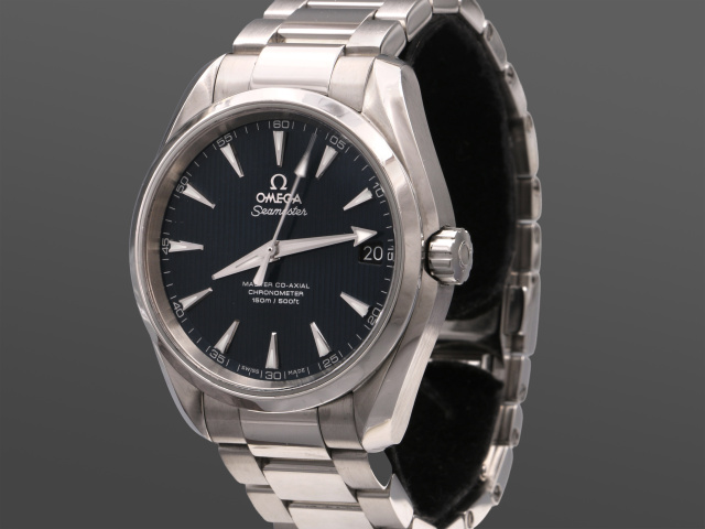 SÅLD - Omega Aqua Terra 150M Co-Axial 38 mm, Nyservad, Full set SE 2017